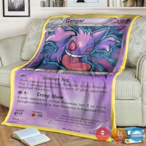 Pokemon Gengar Generations Blanket 4