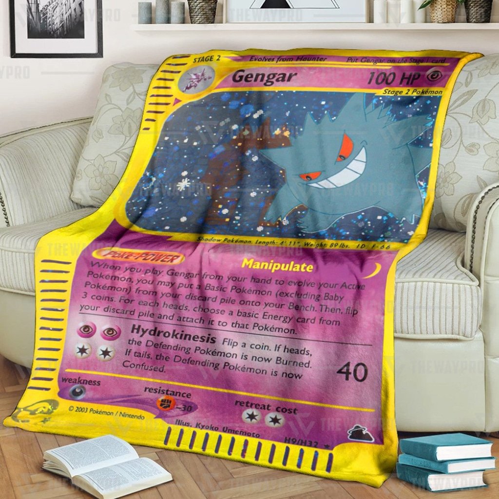 Pokemon Gengar Skyridge Blanket Pokemon Gengar Skyridge Blanket