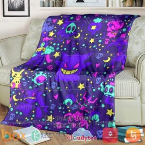Pokemon Ghost Soft Blanket 4