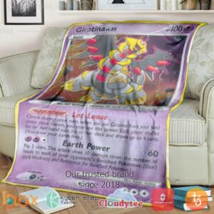 Pokemon Giratina Platinum Blanket 3