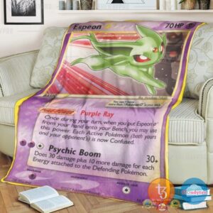 Pokemon Gold Star Espeon Blanket 4