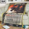 Pokemon Gold Star Umbreon Blanket Quilt Tumbler Rug 5
