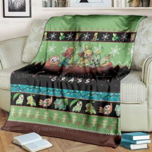 Pokemon Grass Blanket 4