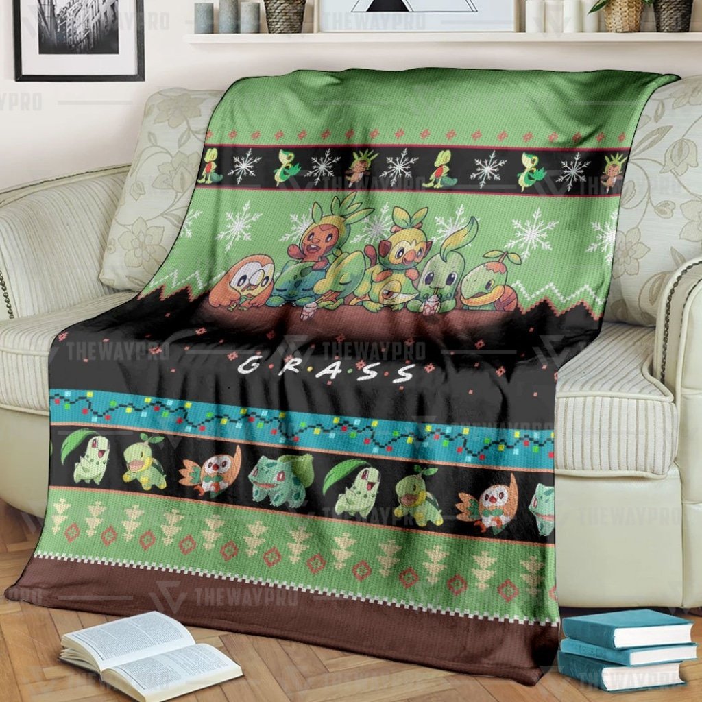 Pokemon Grass Blanket 4 Pokemon Grass Blanket 4