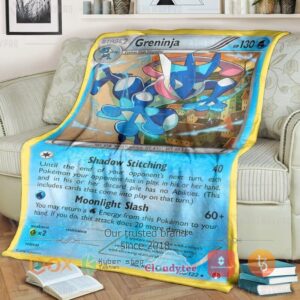 Pokemon Greninja Blanket 3