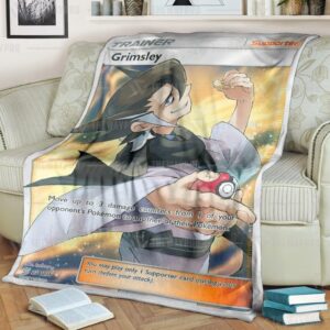 Pokemon Grimsley Trainer Blanket