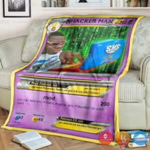 Pokemon Hacker Man Blanket