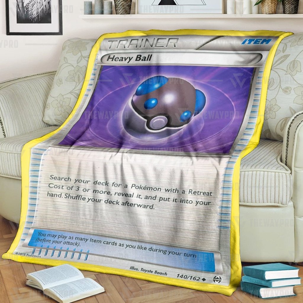 Pokemon Heavy Ball Trainer Blanket Pokemon Heavy Ball Trainer Blanket