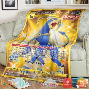 Pokemon Houndoom Battle Styles Blanket 3