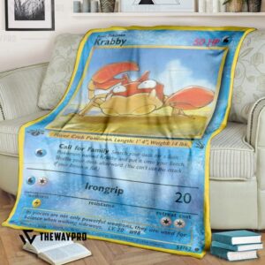Pokemon Krabby Bedding Set And Quilt Blanket