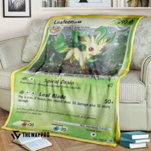 Pokemon Leafeon Bedding Set And Quilt Blanket