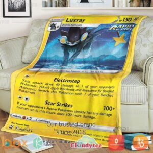 Pokemon Luxray Blanket 3