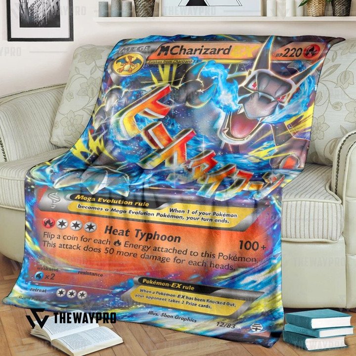 Pokemon M Charizard Ex Generations Bedding Set And Quilt Blanket Pokemon M Charizard Ex Generations Bedding Set And Quilt Blanket