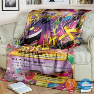 Pokemon M Gengar Ex Phantom Forces Blanket