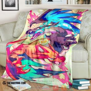 Pokemon Mega Charizard Xy Soft Blanket