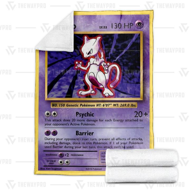 Pokemon Mewtwo Evolutions Blanket Pokemon Mewtwo Evolutions Blanket