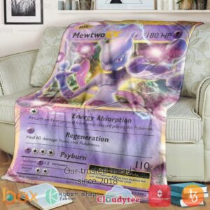 Pokemon Mewtwo Ex Evolutions Blanket 3