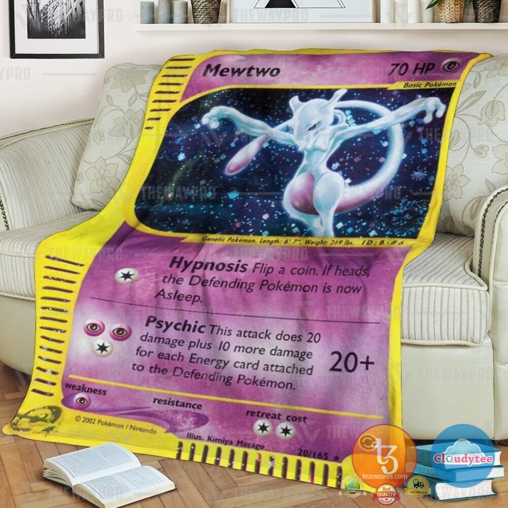 Pokemon Mewtwo Expedition Blanket 5 Pokemon Mewtwo Expedition Blanket 5