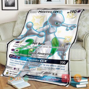 Pokemon Mewtwo Shining Legends Blanket 3