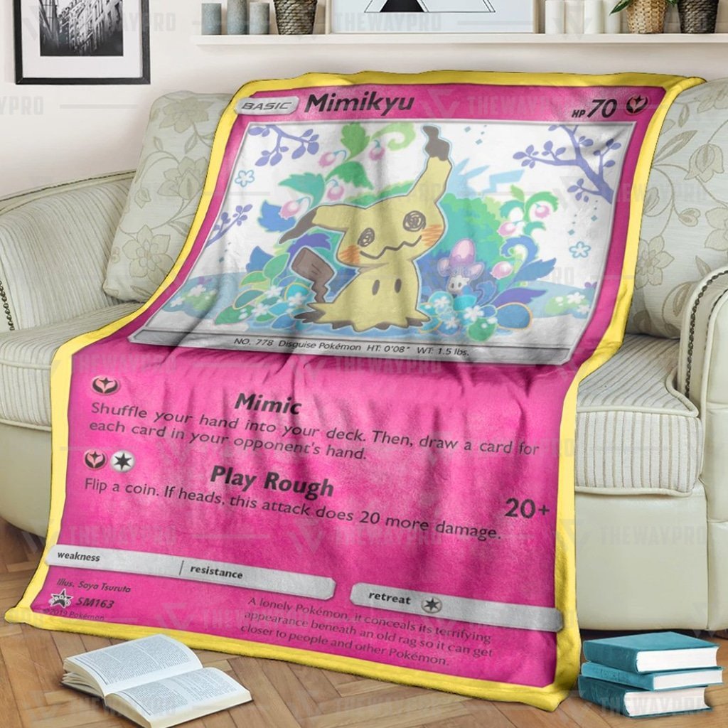 Pokemon Mimikyu Sun And Moon Blanket Pokemon Mimikyu Sun And Moon Blanket