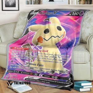 Pokemon Mimikyu V Battle Styles Bedding Set And Quilt Blanket