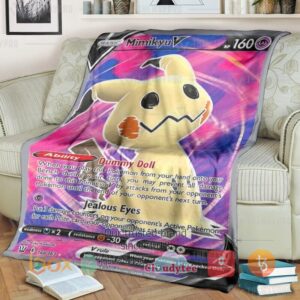 Pokemon Mimikyu V Battle Styles Blanket 3