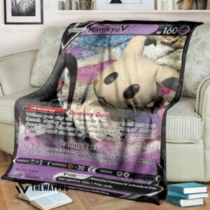 Pokemon Mimikyu V Bedding Set And Quilt Blanket