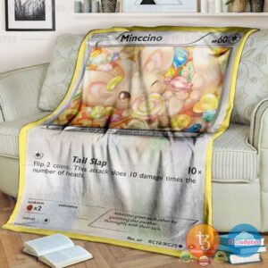 Pokemon Minccino Blanket