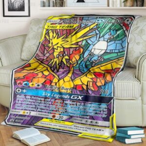 Pokemon Moltres And Zapdos And Articuno Gx Blanket