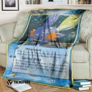 Pokemon Mudkip Tr Holo Bedding Set And Quilt Blanket