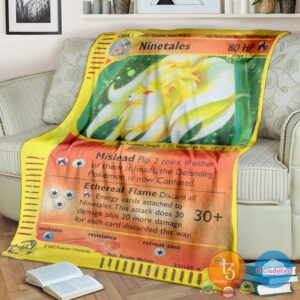 Pokemon Ninetales Blanket 4