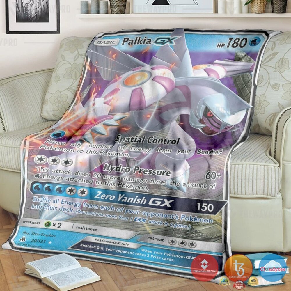 Pokemon Palkia Gx Forbidden Light Blanket Pokemon Palkia Gx Forbidden Light Blanket