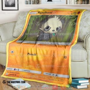Pokemon Pancham Cosmic Eclipse Soft Blanket