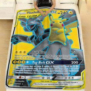 Pokemon Pikachu And Zekron Gx Blanket