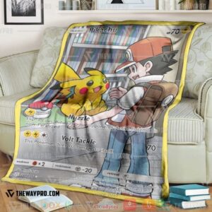 Pokemon Pikachu Cosmic Eclipse Soft Blanket 4
