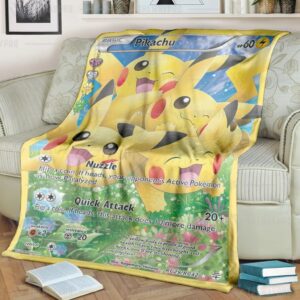 Pokemon Pikachu Generations Blanket 4