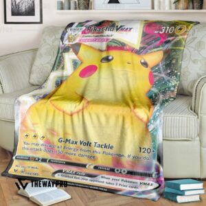 Pokemon Pikachu Vmax Vivid Voltage Bedding Set And Quilt Blanket