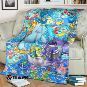 Pokemon Poke Worlds Bedding Set And Quilt Blanket