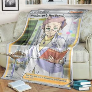 Pokemon ProfessorS Research Trainer Blanket