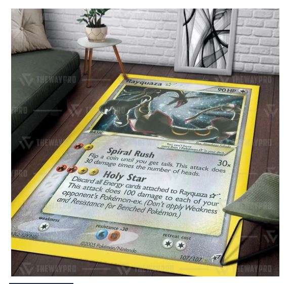Pokemon Rayquaza Blanket Rug 4 Pokemon Rayquaza Blanket Rug 4