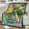 Pokemon Rayquaza Hybrid Vmax Glass Blanket