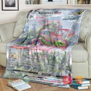 Pokemon Rayquaza Vmax Blanket 3