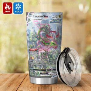 Pokemon Rayquaza Vmax Blanket Tumbler 5