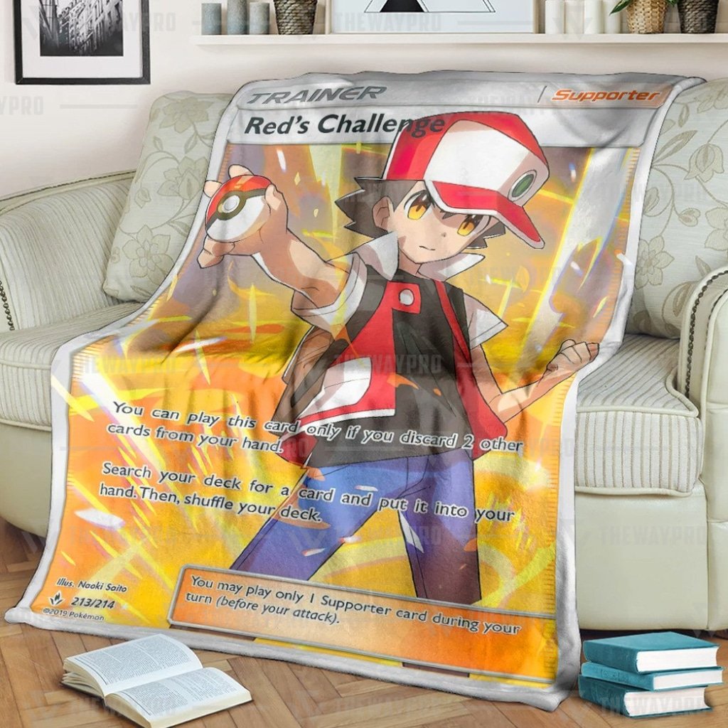 Pokemon RedS Challenge Trainer Blanket Pokemon RedS Challenge Trainer Blanket