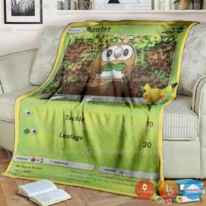 Pokemon Rowlet Blanket 4