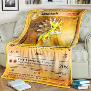 Pokemon Sandslash Fossil Blanket