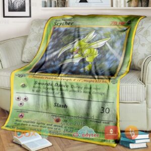 Pokemon Scyther 1St Edition Blanket 3