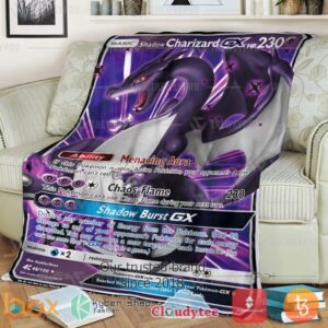 Pokemon Shadow Charizard Blanket 3