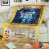Pokemon Shadowless Holographic Machamp Blanket 5