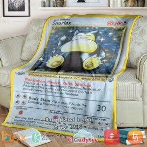 Pokemon Snorlax Blanket 6